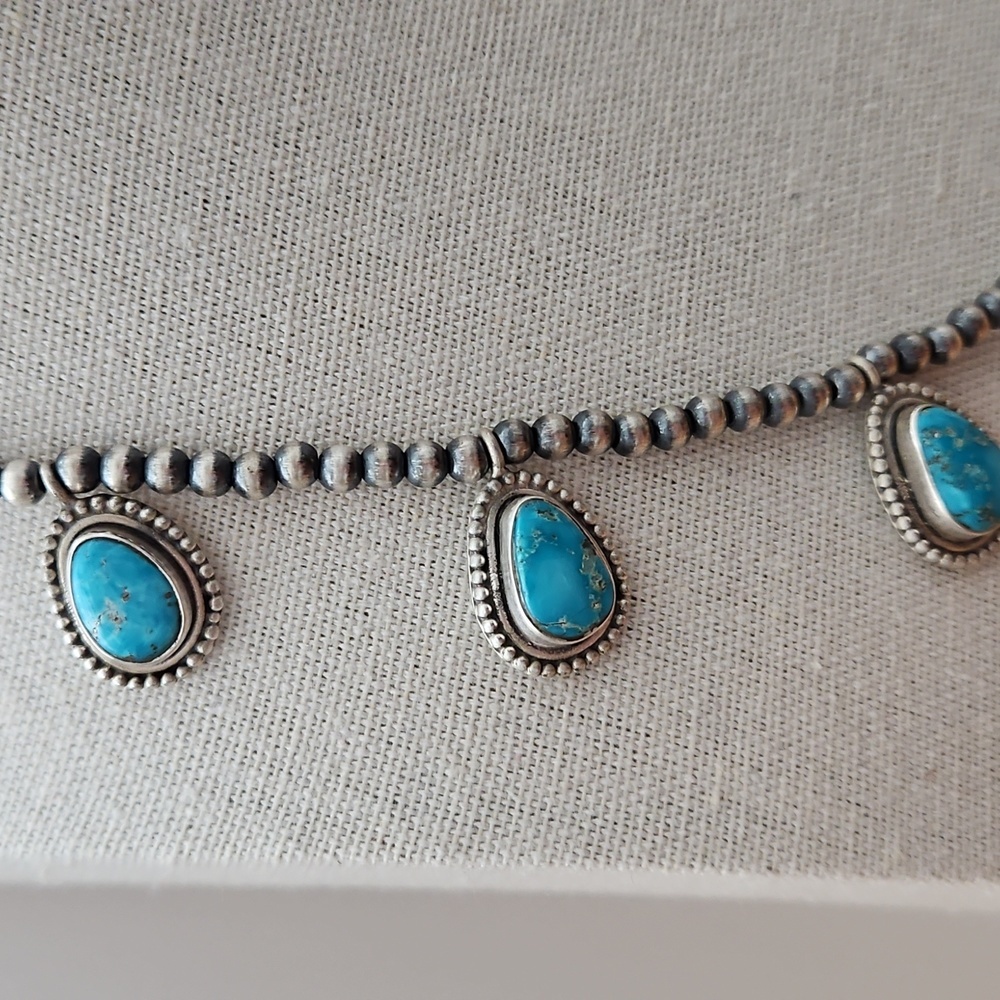 White Water Turquoise Desert Beads View 2
